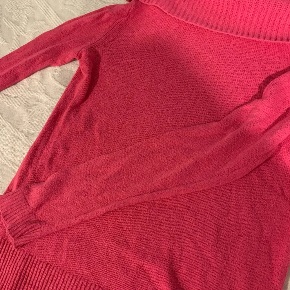 Ann Taylor Pink Long Sleeve Cowl Neck sweater - Picture 5 of 5